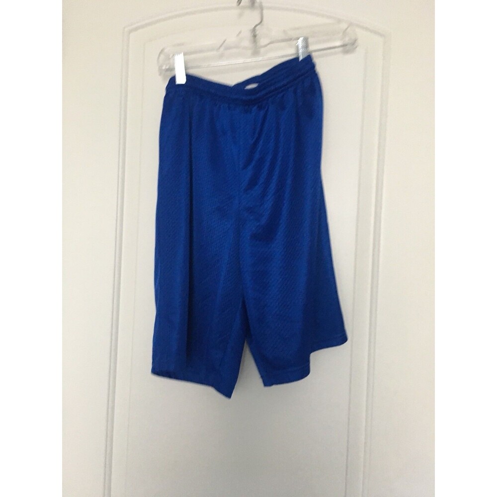 Alleson Athletic Men's Mesh Gym Basketball Shorts Size Medium Blue